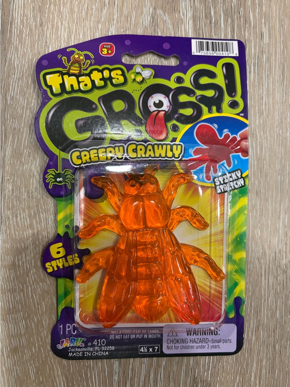That's Gross! Creepy Crawly Sticky Stretch - Orange